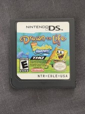 Drawn to Life - SpongeBob SquarePants Edition (Nintendo DS, 2008) TESTED WORKS
