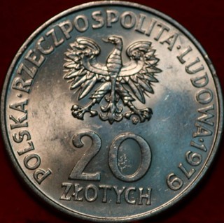 Uncirculated 1979 Poland 10 Zlotych C/N Foreign Coin