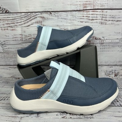 Ryka Engage Athletic Washable Mules  Flinstone Blue  Womens Size 6 Wide