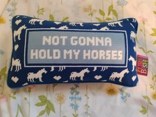 Furbish Studio Needlepoint Pillow Not Gonna H...