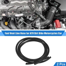 2 Pcs Fuel Vent Line Hose Tube 39" Universal for ATV Dirt Bike Go Kart Black