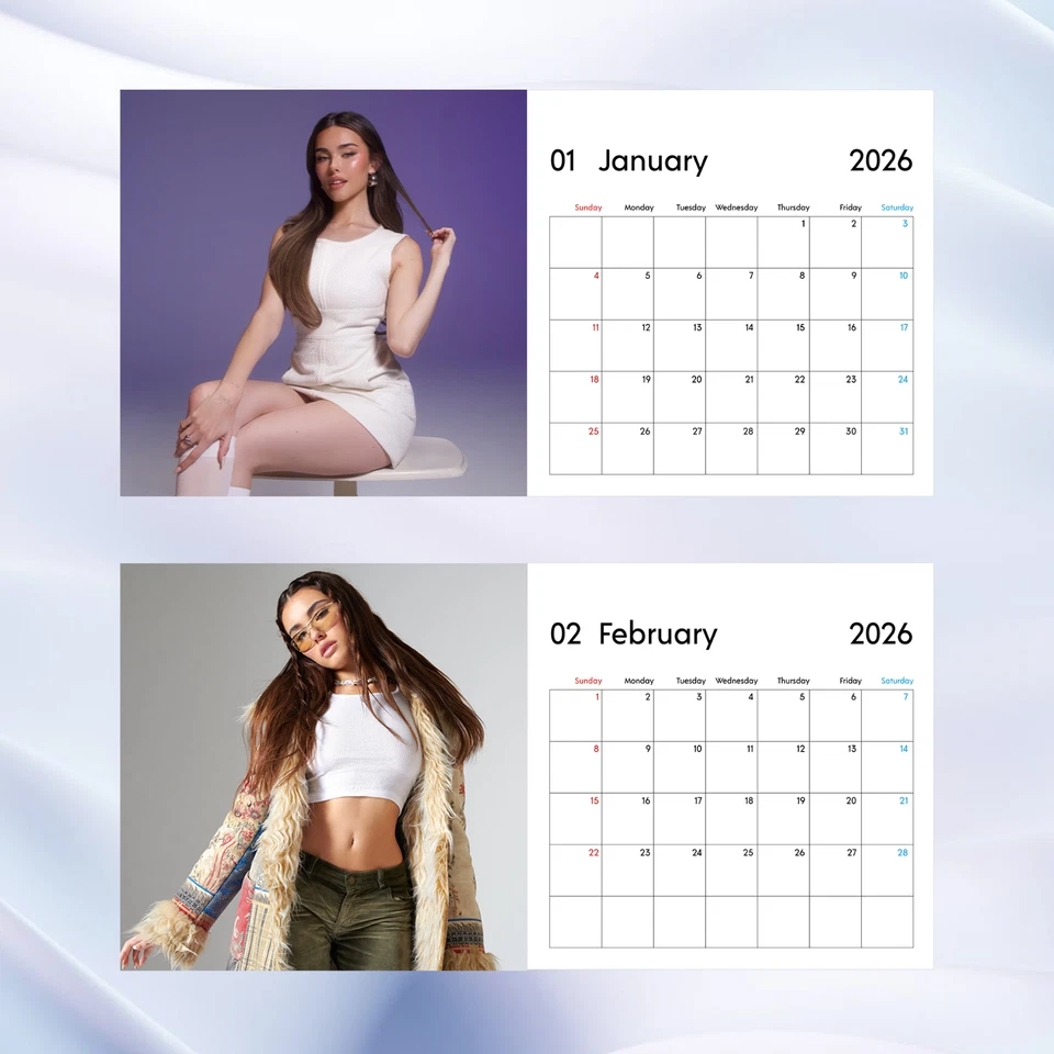 Madison Beer 2026 Calendar, Pop Star Wall Calendar, Teen Idol Gift Idea - Image 2 of 4