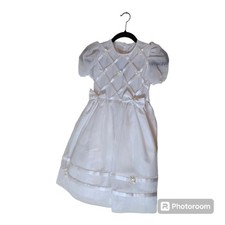 Lito Children's Wear First Communion or Flower Girl Dress 6x White pre-owned