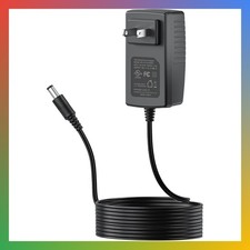 DC 12V 1A US Power Supply Adapter, 10ft Long Power Cords, 100V-240V CCTV Power S