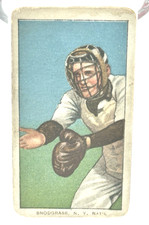 Fred Snodgrass Catching 1909-1911 T206 Sweet Caporal 350-460 EX+/NM