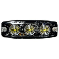 Recon 26424wh 3-led 12 Function Ultra-thin Strobe Light Module White