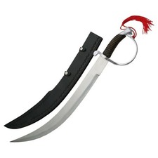 25" Silver Pirate Cutlass Sword Stainless Steel Blade Replica Saber