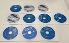 Lot of 10 Scratched Wii Sports/Wii Sports Resort Discs for Resurfacing