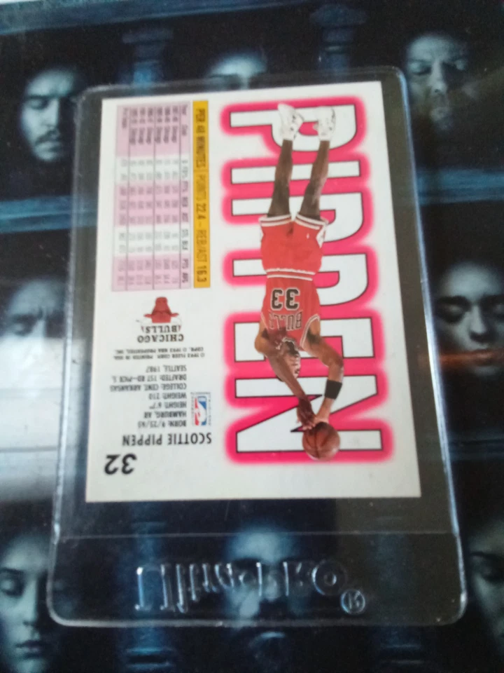 Scottie Pippen Fleer 1993-94 Basketball Card - Image 4 of 4