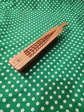 LARRY TACKETT CUSTOM BOX TURKEY CALL WHITE OAK WITH RED OAK LID 2009