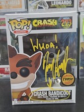 Funko Pop! Crash Bandicoot #273 CHASE Signed By Jess Harnell