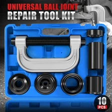 [10Pcs] Universal Ball Joint Press Service Repair Remover Adapter Tool Kit Set