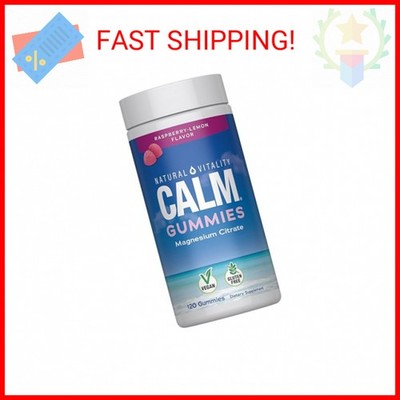 Natural Vitality Calm, Magnesium Citrate Supplement, Stress Relief Gummies, Supp