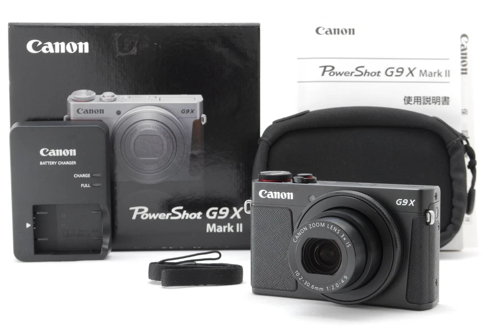 [TOP MINT] Canon Powershot G9X Mark II Black Compact Digital Camera From JAPAN - Image 2 of 4