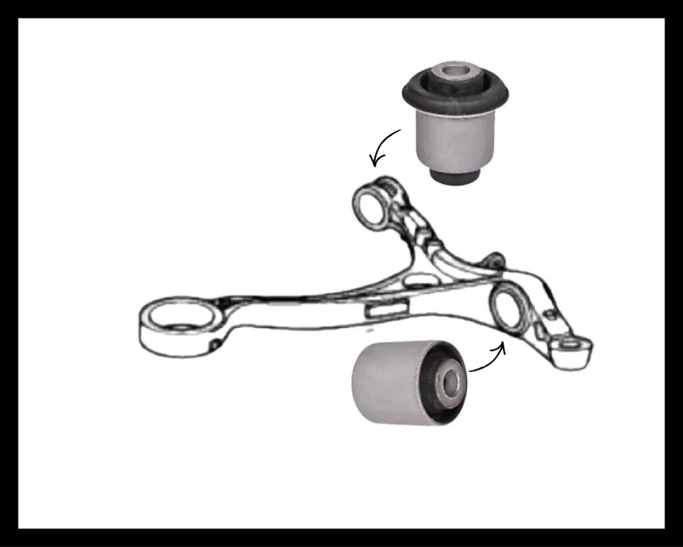 FRONT LOWER CONTROL ARM BUSHING FOR HONDA ACCORD ACURA TL TSX SET OF 2 - Image 2 of 2