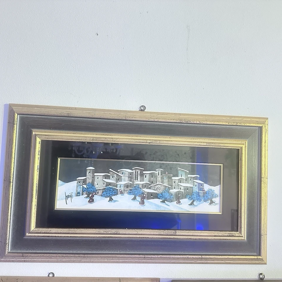 Olio Su Tavola di Luigi Silvi (TITOLO: NEVE) epigono di Norberto Proietti - Immagine 2 di 4