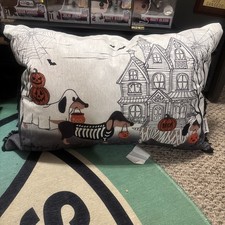 NEW DACHSHUND DECORATIVE HALLOWEEN SOFT Oversized Down PILLOW 16x20