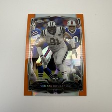 Sheldon Richardson 2014 Topps Chrome ORANGE REFRACTOR #53