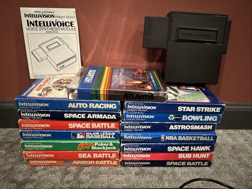 Mattel Intellivision con Intellivoice + 19 cajas de juegos, cables - PROBADO funciona - Imagen 3 de 8