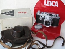 Leica IIIg 880022 with 5cm f:2.8 Elmar lens, case/BOX, MINTY, US SELLER "LQQK"