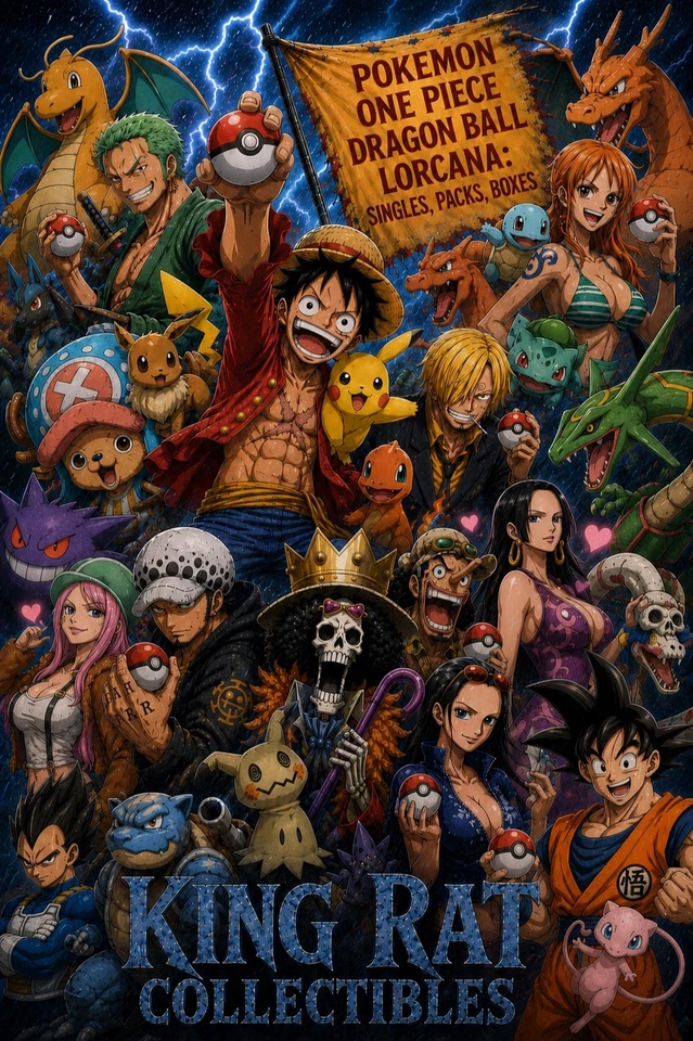 Rip & Ship 100's of sets in stock  Pokemon  One Piece  Lorcana  Dragon Ball