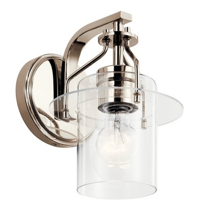 Everett 9'' Wall Sconce in Polished Nickel
