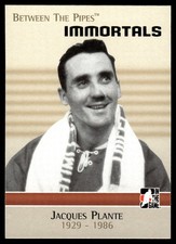 2006-07 In The Game Between the Pipes Jacques Plante Montreal Canadiens #128