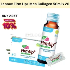 1x Lennox FirmUp+ For Men Collagen Drink 16+4 Bottles Daily Skin Support