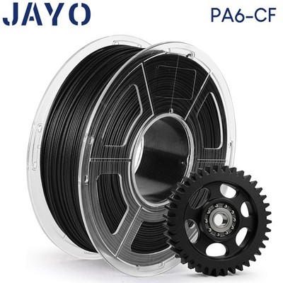 JAYO 1KG Schwarz PA6-CF Nylon Kohlefaser Filament 1,75mm Hitzebeständig Stark