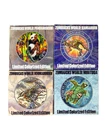1 oz Colorized Zombucks World Silver Round Set Lot of 4 w/ Cards .999 FS