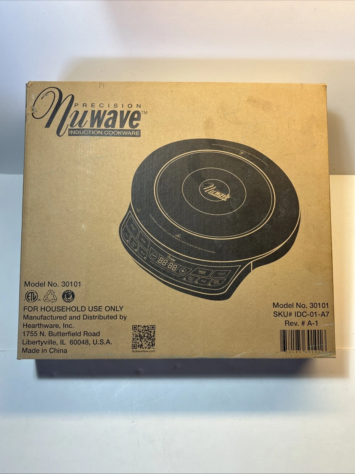 Nuwave Precision Induction Cooktop 12.25" SurfaceBlack Model 30101
Opens in a new window or tab