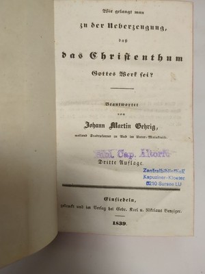 WIe gelangt man zu der Ueberzeugung, daß das Christenthum Gottes Werk sei? Johan