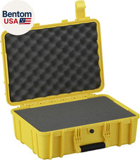 18" Medium Waterproof Hard Case with Foam, Model 801, Portable Protective Storag