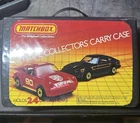 VINTAGE TOY 1983 MATCHBOX OFFICIAL COLLECTORS CARRY CASE With TRAYS WITH 24 CARS
