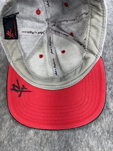 Las Angeles Reckless Men's Accessory Set Grey Red Snapback Hat Cap - Picture 4 of 5