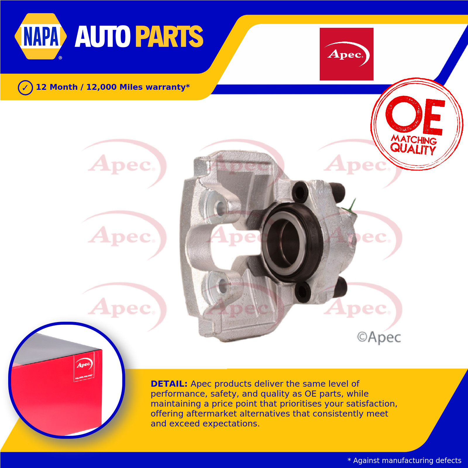 Brake Caliper LCA112 Apec 7H0615123A 7H0615123C 7L6615123F 7H0615123F Quality