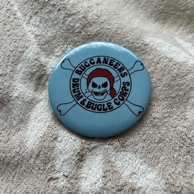 Vintage Buccaneers Drum & Bugle Corps Band Pin Pinback Button