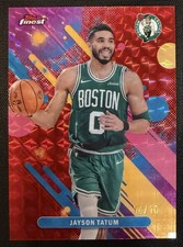 2025-26 Topps Finest -  Jayson Tatum #21 Red Geometric  /10