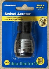 PlumbCraft Swivel Aerator 2 Function Spray Setting Sink  Faucet NEW