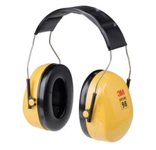 3M H9A Peltor Optime 98 Over-the-Head Earmuffs ' Great Condition ' Yellow