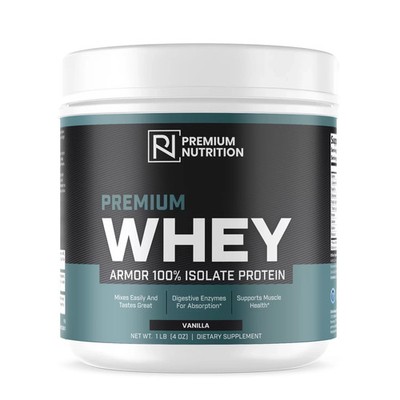 Premium 100% Armor Whey Protein Isolate Vanilla