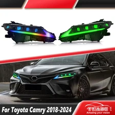 TT-ABC For 2018-2024 Toyota Camry LE SE RGB LED Headlights Passenger&Driver Side