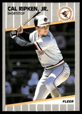 Cal Ripken, Jr. 1989 Fleer #617 Orioles MLB READ FREE SHIPPING AutographDen