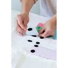 VELCRO Brand 25mm x 19mm Stick On Ovals for Fabrics 8 sets