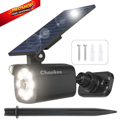 Chasikeo Solar Motion Light Outdoor, Spotlight 1 Pack - Black, Black 