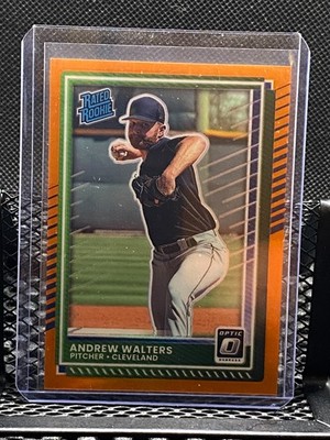 Andrew Walters 2025 Donruss Optic Rated Rookie Orange  #77/199 - Guardians