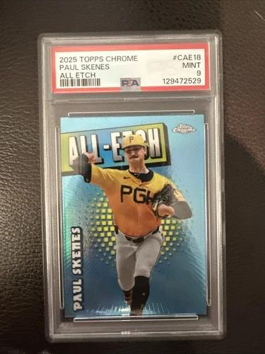 2025 Topps Chrome - All-Etch Paul Skenes #CAE-18 PSA 9