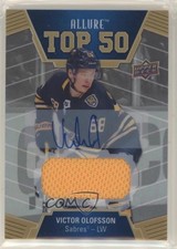 2019-20 Upper Deck Allure Top 50 Jersey 4/25 Victor Olofsson #T50-36 Auto ev1