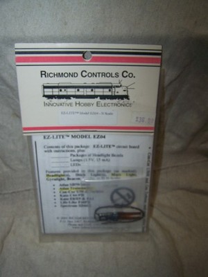 Richmond Controls #EZ04 N-Scale EZ-Light Mars & Headlight Atlas TrainMaster(DC)