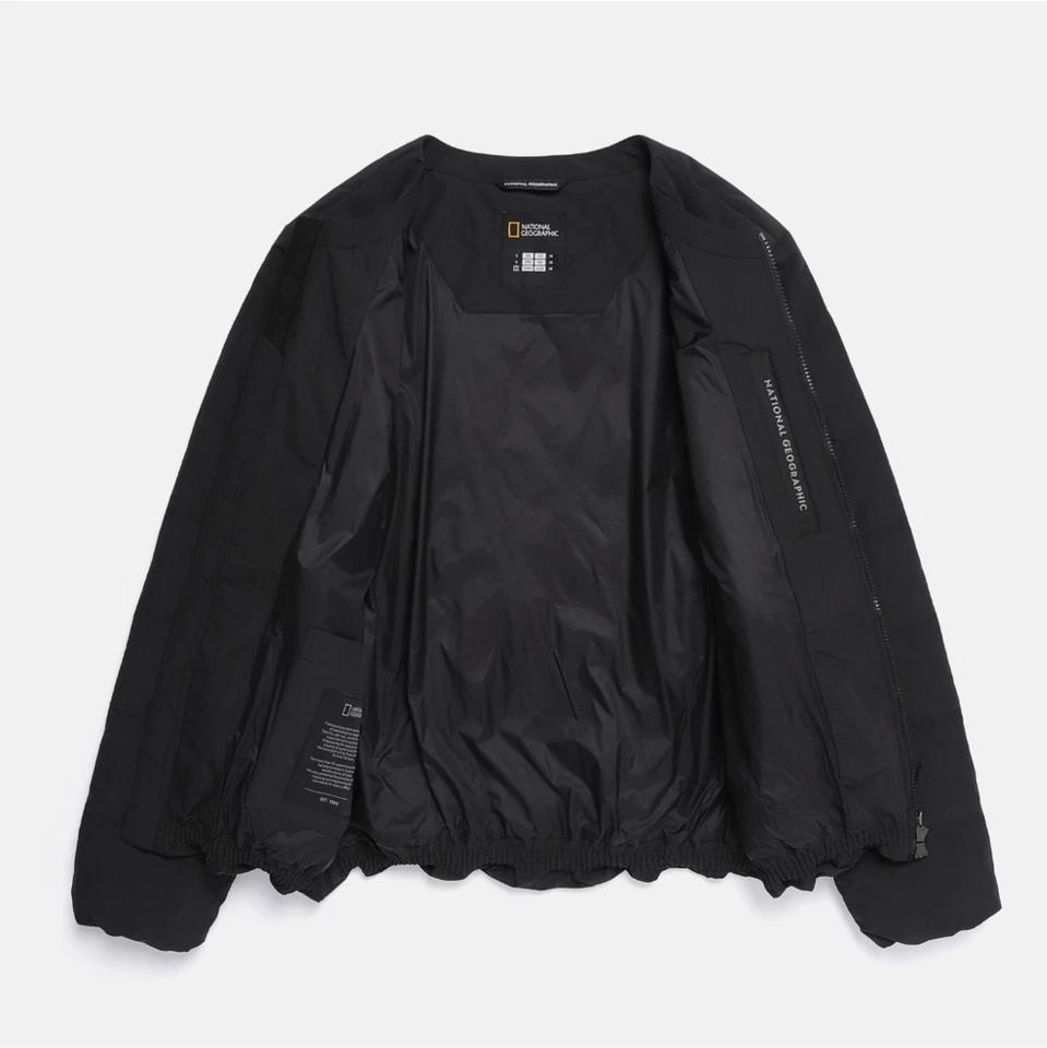 National Geographic Heron U-Neck Lightweight Goose Down Jacket  BLACK - Image 2 of 4